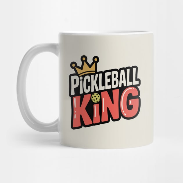 Pickleball King by CreativeSage